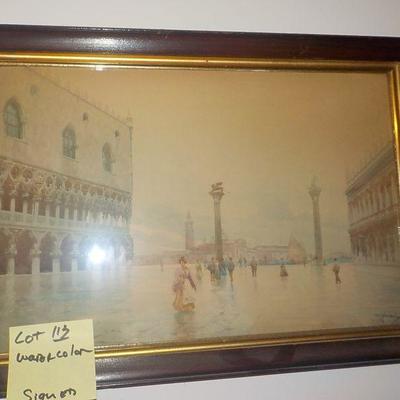 Italy water color .