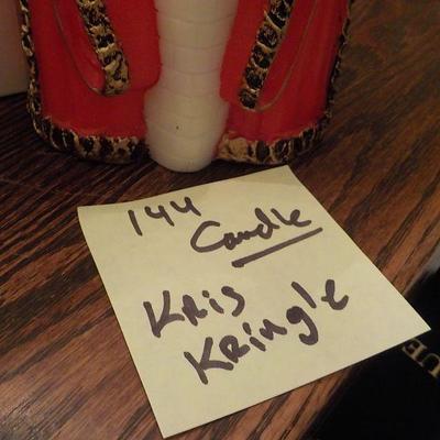 Kris Kringle Candle 11 inch.