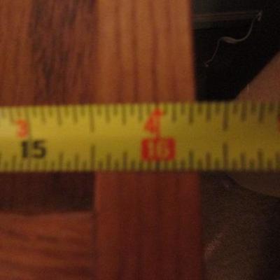 Two Drawer Solid Wood Filing Cabinet with Key