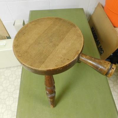Authentic Furniture Products Japanese Made Wood Milking Stool