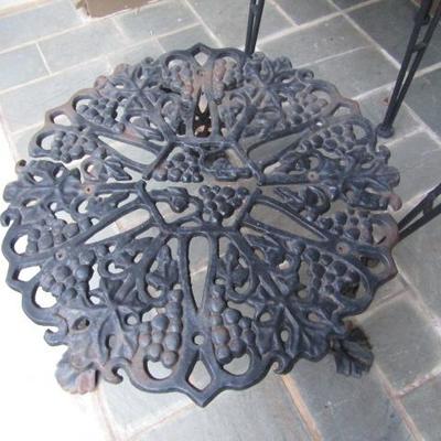 Wrought Iron Patio Set Two Chairs and 20