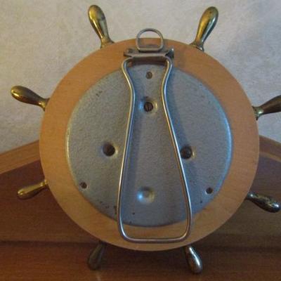 German ATCO Ship's Wheel Barometer 6" dia