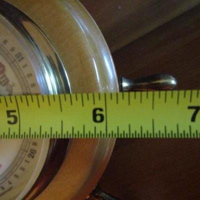 German ATCO Ship's Wheel Barometer 6" dia