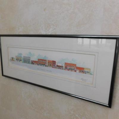 Numbered Print 36/250 'Main Street, Saluda' by Koerner