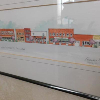 Numbered Print 36/250 'Main Street, Saluda' by Koerner