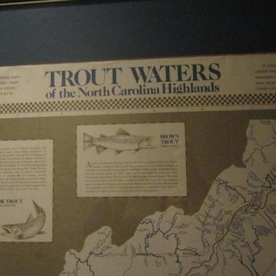 Framed Print of Trout Waters of the North Carolina Highlands 30"x39"