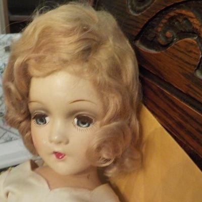 Vintage 21 inch Madam Alexander Bisque doll.