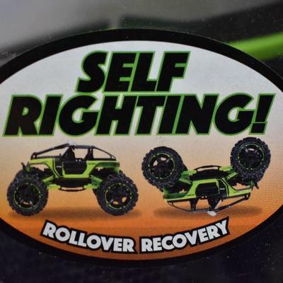 New Bright RC 4x4 Jeep Rock Crawler - Green, Used, Works Great, Includes Charger