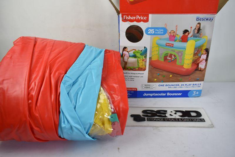 FisherPrice Jumptacular Bounce House. Open, Untested. Looks Unused