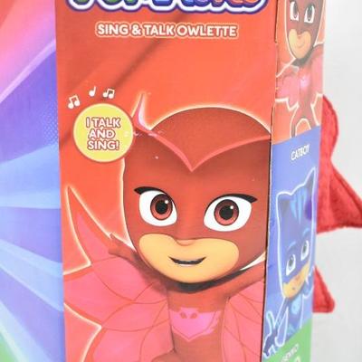 PJ Masks Sing & Talking Feature Plush - Owlette. Warehouse dirt on nose