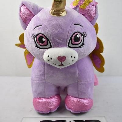 6V Unicorn-Kitten Ride-On Plush Toy by Huffy. $69 Retail, Needs charger. As is