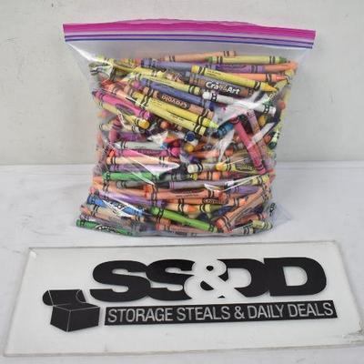 Crayons - 1 gallon bag full