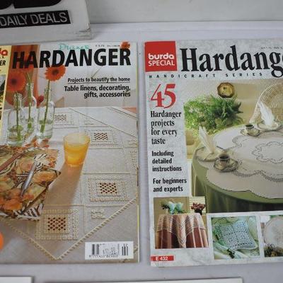 Burda Special Hardanger Handicraft Magazines, Qty 7