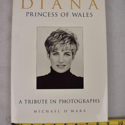 2 Full Color Coffee Table Hardcover Books: Princess Diana & Riverdance