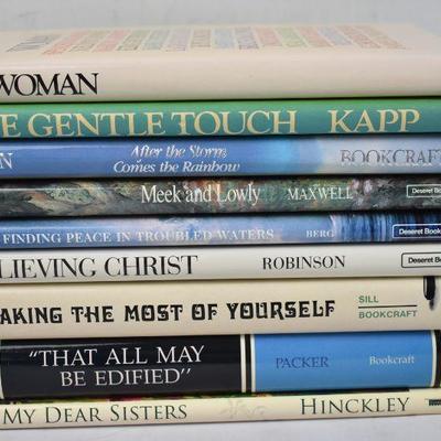 9 Hardcover LDS Books: Woman -to- My Dear Sisters
