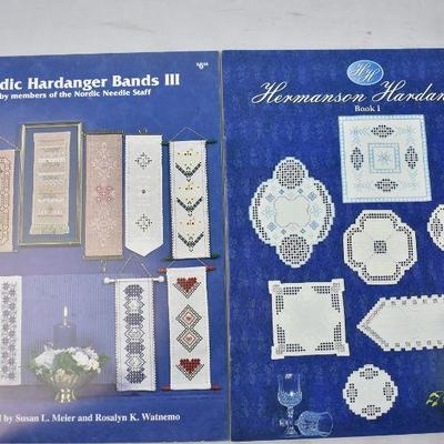 14 Hardanger Nordic Embroidery Booklets