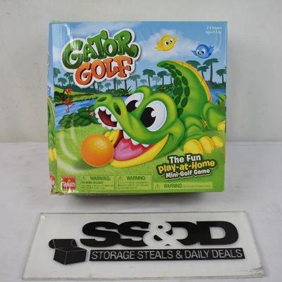 Goliath Games Gator Golf Game (ages 3+) Box Damage, $16 Retail - New