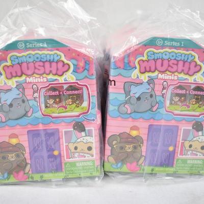 Smooshy Mushy Minis: Collect & Connect: Miniatures 3 pack x 2 = 6 pack - New