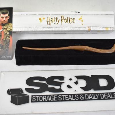 Noble Collections Harry Potter Mystery Wand Series 2 - Viktor Krum - New