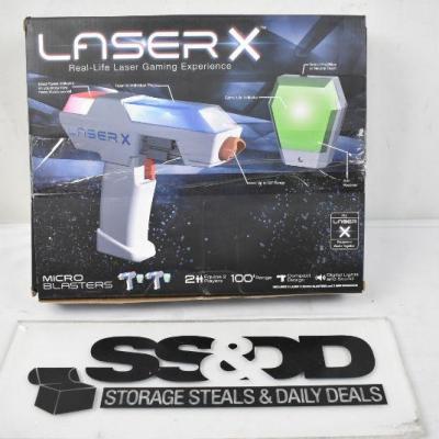 Laser x Laser Tag Micro Double Blasters. Open Box, $20 Retail - New