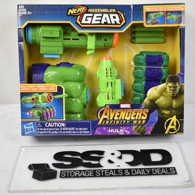 Marvel Avengers: Infinity War Nerf Hulk Assembler Gear, $19 Retail - New