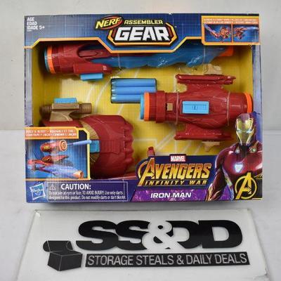 Marvel Avengers: Infinity War Nerf Iron Man Assembler Gear, $19 Retail - New