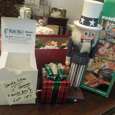 Nut Cracker / Uncle sam/ 11 in. german made.