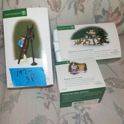Dept. 56 Christmas Village/ 3 pieces