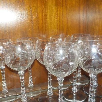 Fine Crystal Cordials (12),