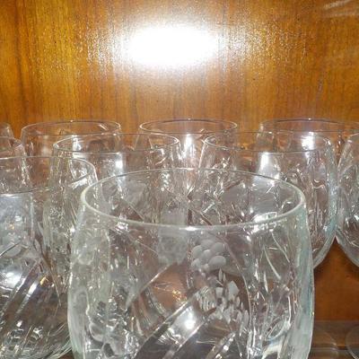 Fine Crystal Cordials (12),