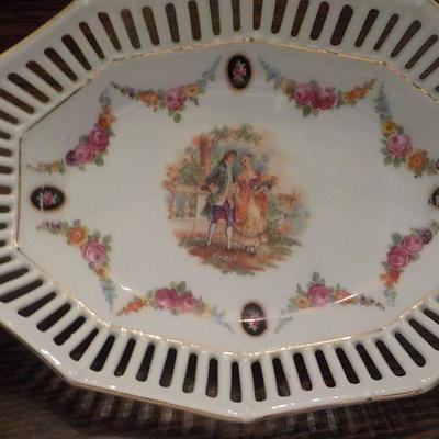 Vintage victorian serving dish.