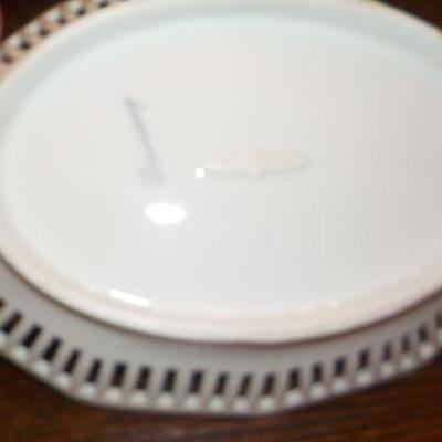 Vintage victorian serving dish.