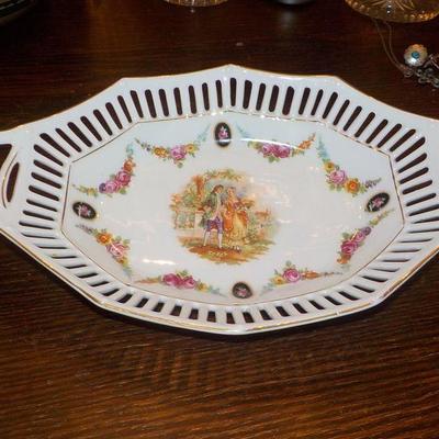 Vintage victorian serving dish.