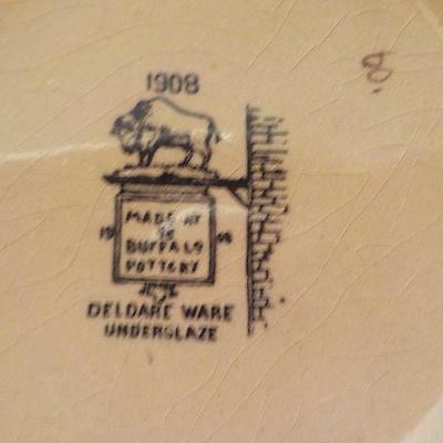 Buffalo Pottery / Deldare ware underglaze BOWL Historic.