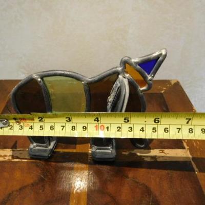 Small Stained Glass Elephant 6"x5"