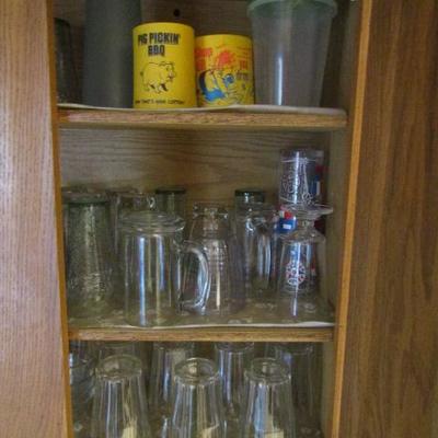Entire Contents of Glass Cabinet