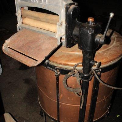 Vintage copper washing machine