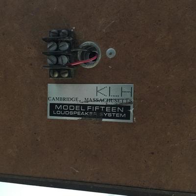 Lot 53 - KLH Model Fifteen Speakers | EstateSales.org