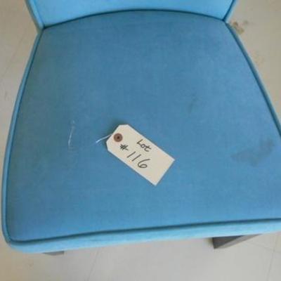 Lot 116 - Very Nice Sky Blue Colored Chair w/ Nailhead Trim