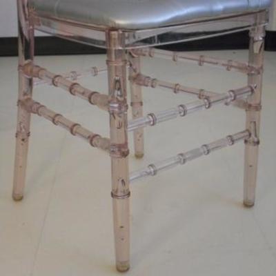 Lot 120 -  1 Very Cool Lucite Acrylic Chair
