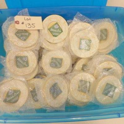 lot 135 - Massive lot of ornate candle plates - Never Used - New in package