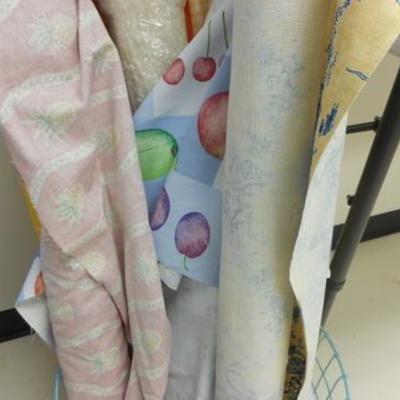 Lot 138 - Assorted and mixed lot of fabric bolts