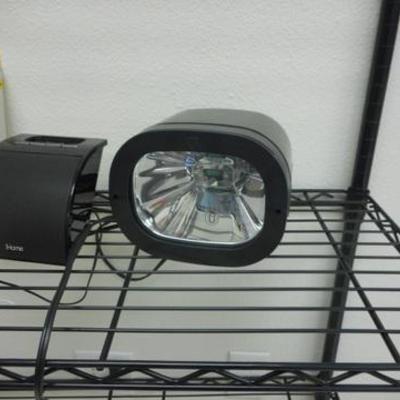 Lot 145 - Strobe Light + iHome dock + Timer Cord