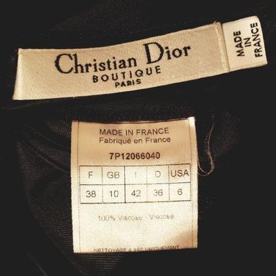 Christian Dior Paris Draped Grecian dress Steel Grey