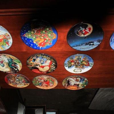Avon Holiday plate collection
