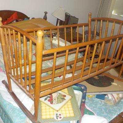 1920's Wood Crib.
