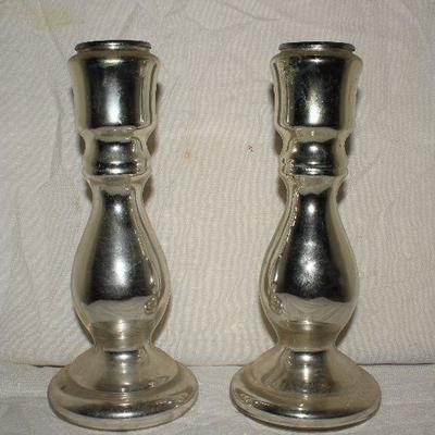 Silver Candle Holders