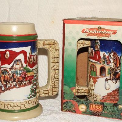 1989 Budweiser Stein Set