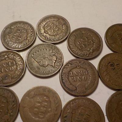 23 Indian Head pennies ranging 1909 -1898 