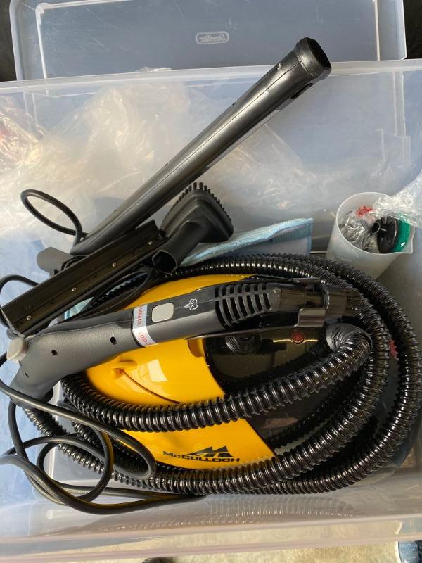 McCulloch Multi Use Steamer Canister and AccessoriesLot 466